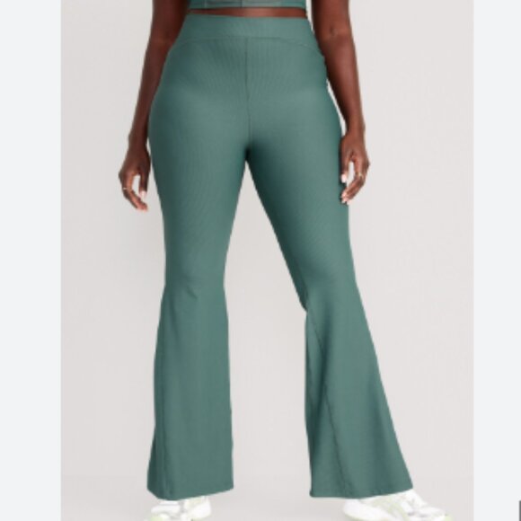 Old Navy Extra High-Waisted PowerSoft Flare Leggings - Picture 2 of 3